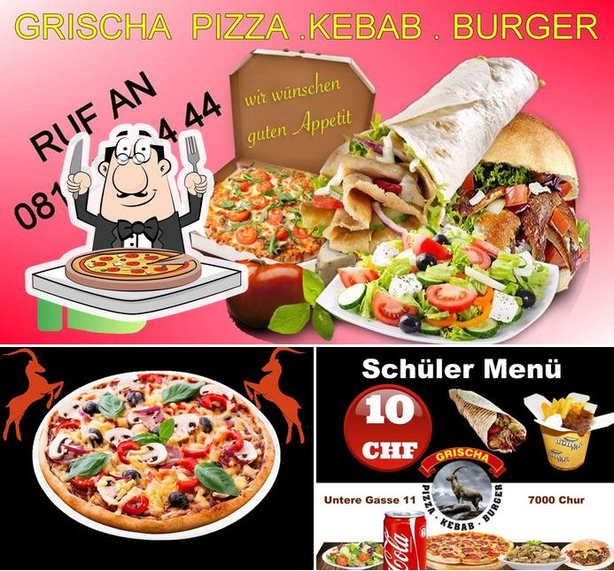 Prenez des pizzas à Grischa
