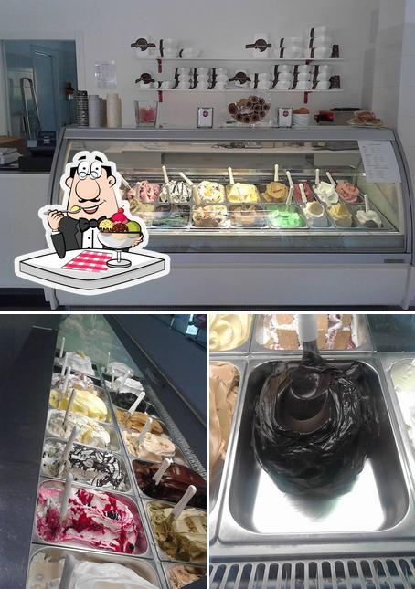 Gelateria BIANCANEVE serve un'ampia gamma di dessert