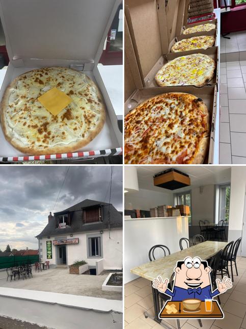 La storia pizza 58 se distingue par sa nourriture et intérieur