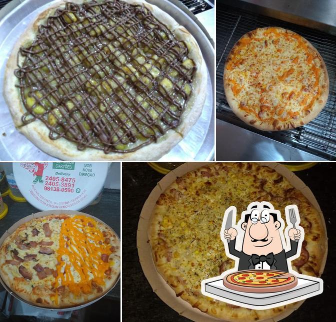 Escolha diversos tipos de pizza