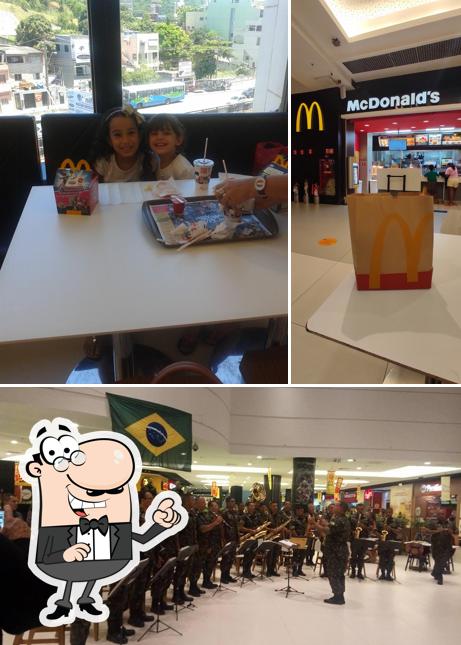 O interior do McDonald's