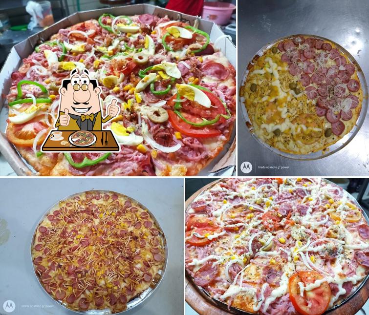 Escolha pizza no Rei da Pizza