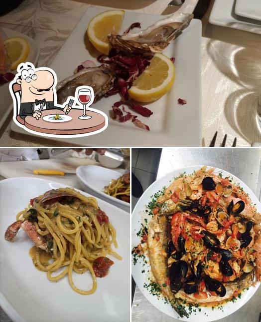 Cibo al Ristorante Fiumicino - Ristorante di Pesce Portus