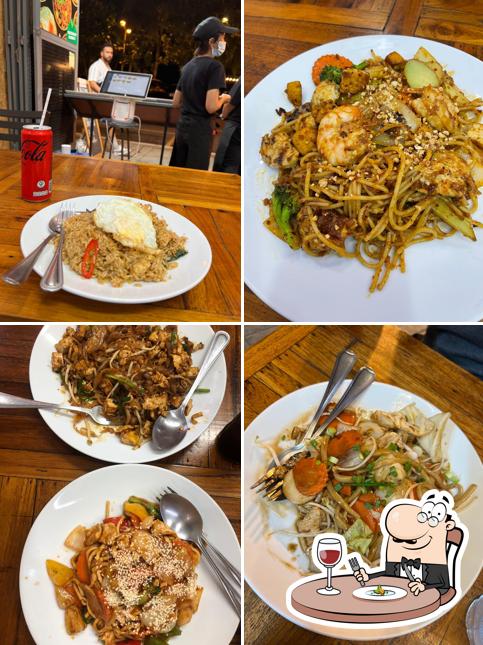 Food at Let's Wok