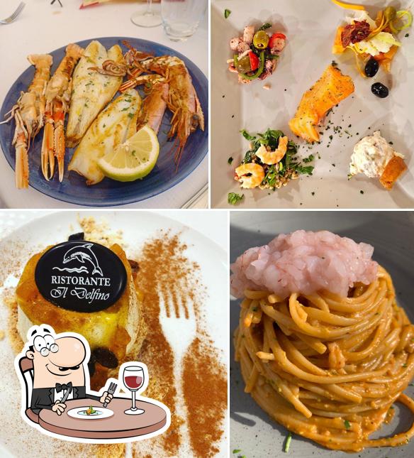 Cibo al Trattoria Il Delfino