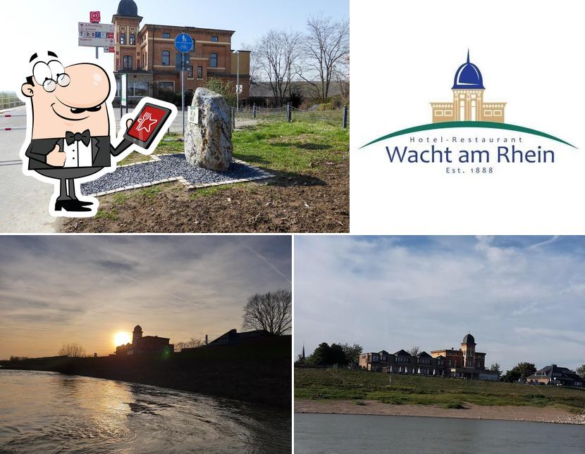 Vous pouvez prendre un bol d'air frais dans l'espace ouvert de Hotel & Restaurant "Wacht am Rhein"