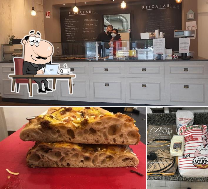 Pizzalab...e oltre si caratterizza per la interni e sandwich