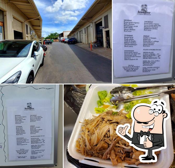 CHEAP BIG MINI PLATE LUNCHES @ Scooper's Kitchen Waipahu, Hawaii, Shoyu  Chicken