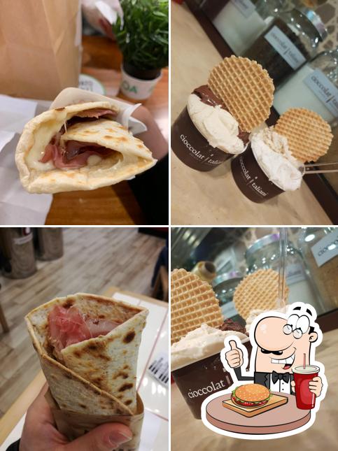 Essayez un hamburger à La Piadineria