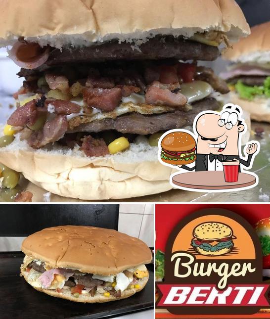 Delicie-se com um hambúrguer no Burger Berti