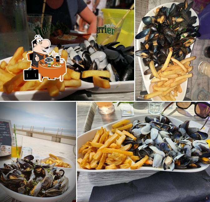 Moules à le rayon vert