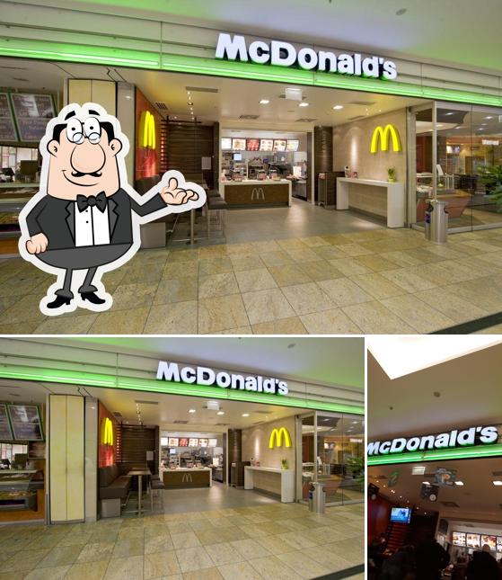 L'intérieur de McDonald's
