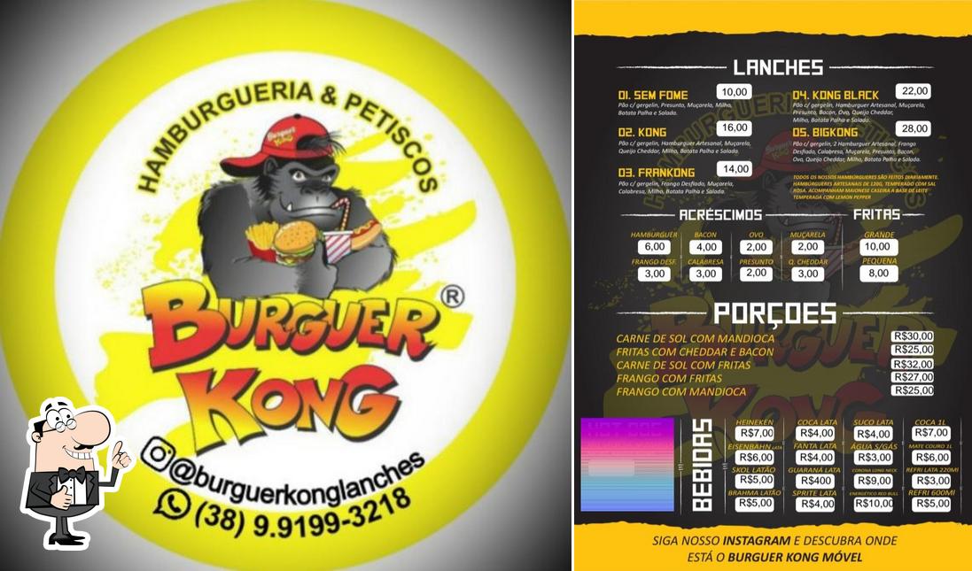 Look at this picture of Burguer Kong Hamburgueria