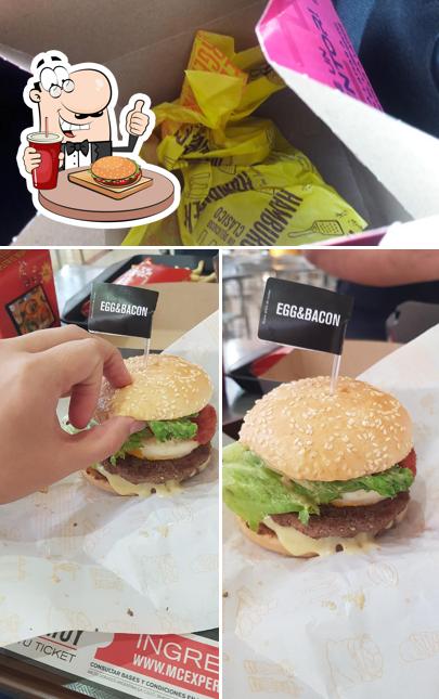 Hamburger at McDonald's