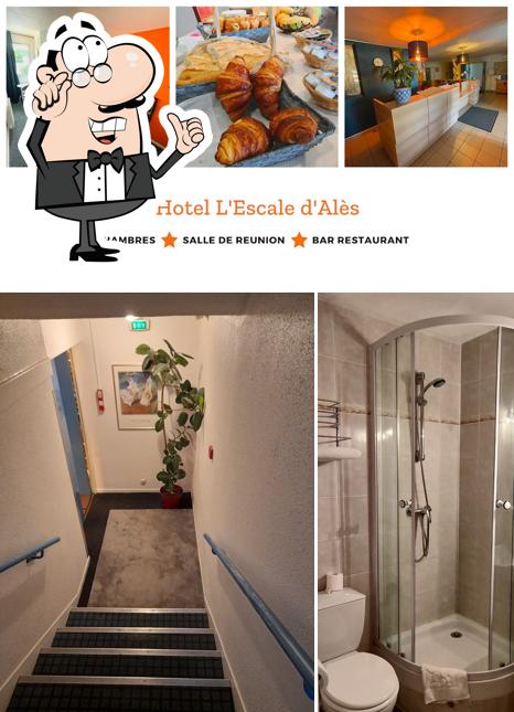 La photo de la intérieur et nourriture concernant Hotel L'Escale d'Alès