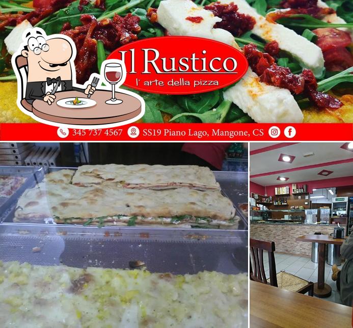 Cibo al Pizzeria rosticceria "Il Rustico"