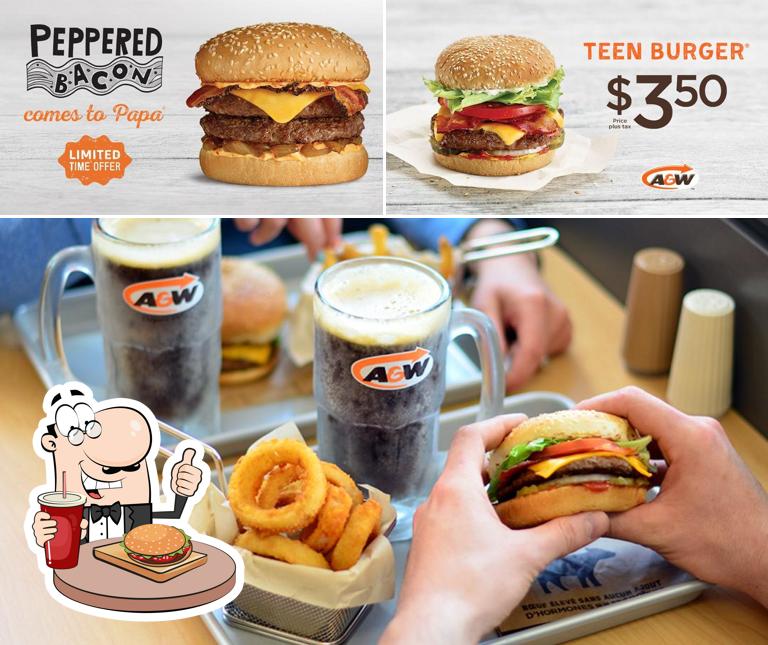 Prenez un hamburger à A&W Canada