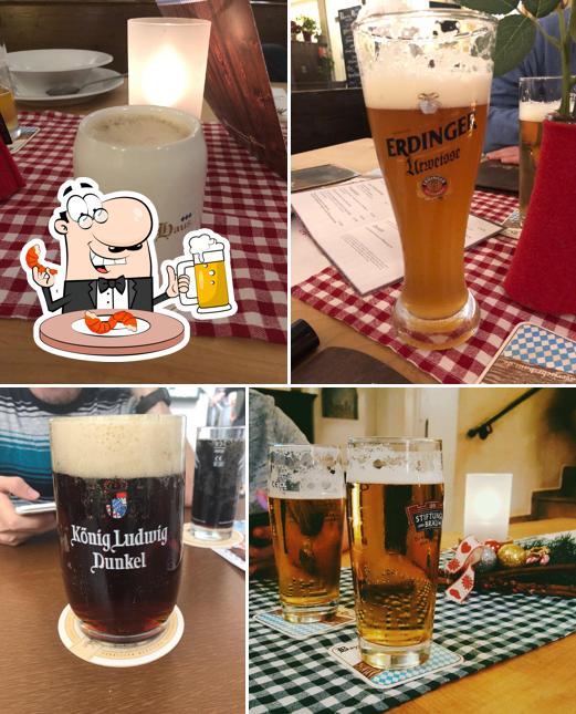 Bayerisches Haus au Dom tiene una buena selección de cervezas