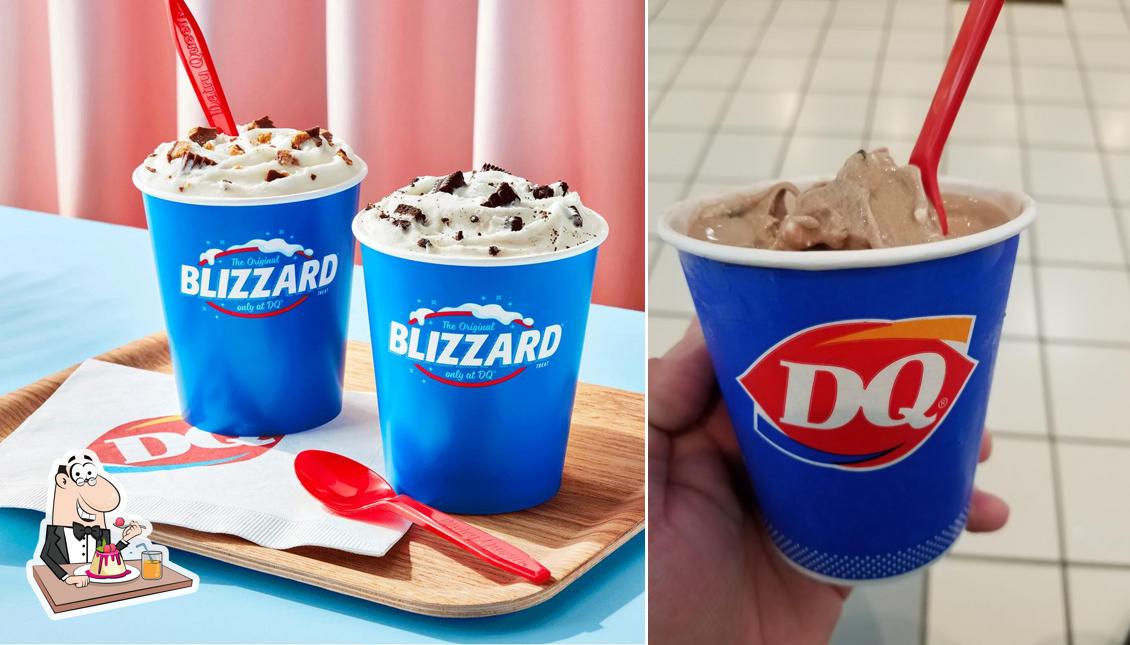 Dairy Queen serves a selection of sweet dishes