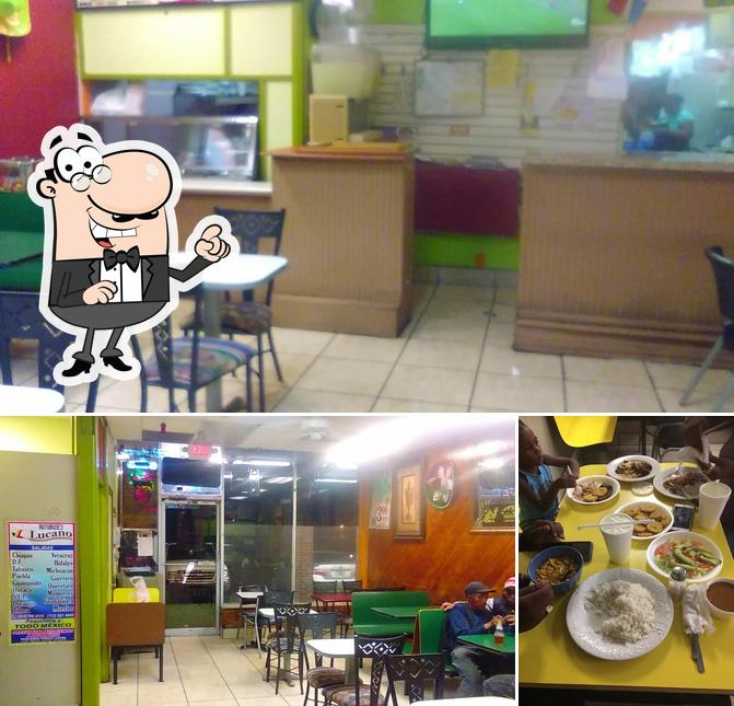 The interior of El Arcoiris Restaurant