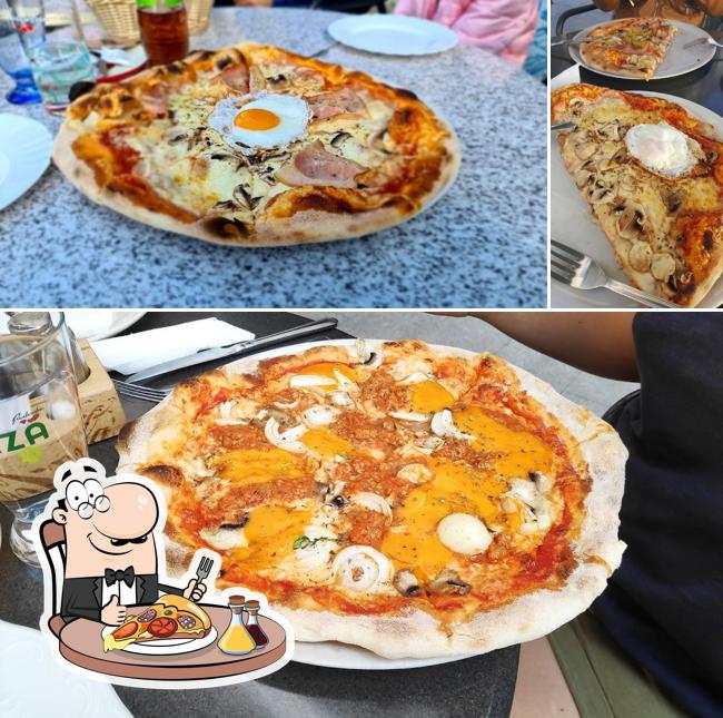 Prenditi una pizza a Gostilna in pizzerija "Santa Lucija"