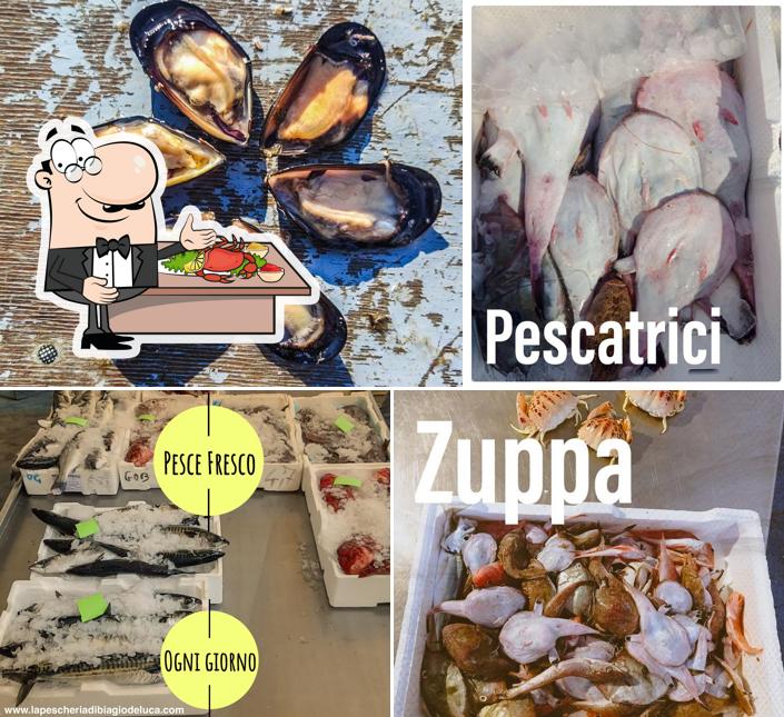Prenditi tra i vari prodotti di cucina di mare offerti a Pescheria Biagio De Luca