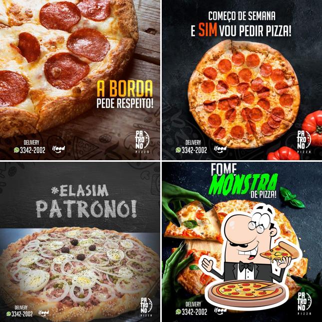 Consiga diversos tipos de pizza