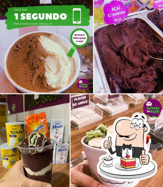 Desejo de Açaí oferece uma escolha de pratos doces