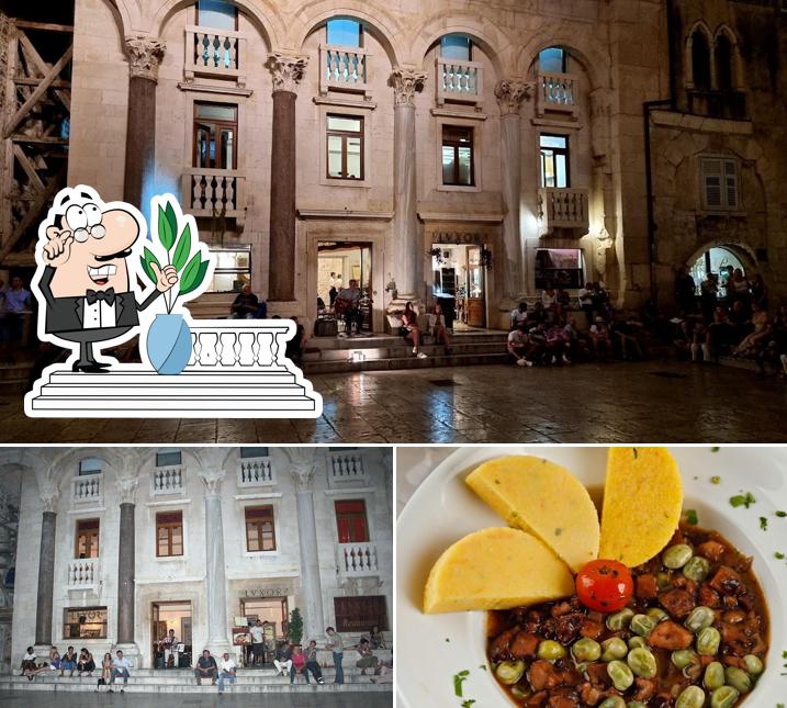 La photo de la extérieur et nourriture concernant Café & Restaurant Lvxor Split