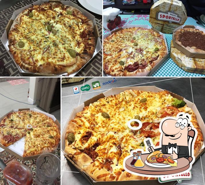 Peça diversos variedades de pizza