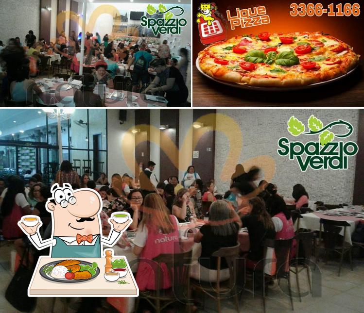 Comida em Spazzio Verdi