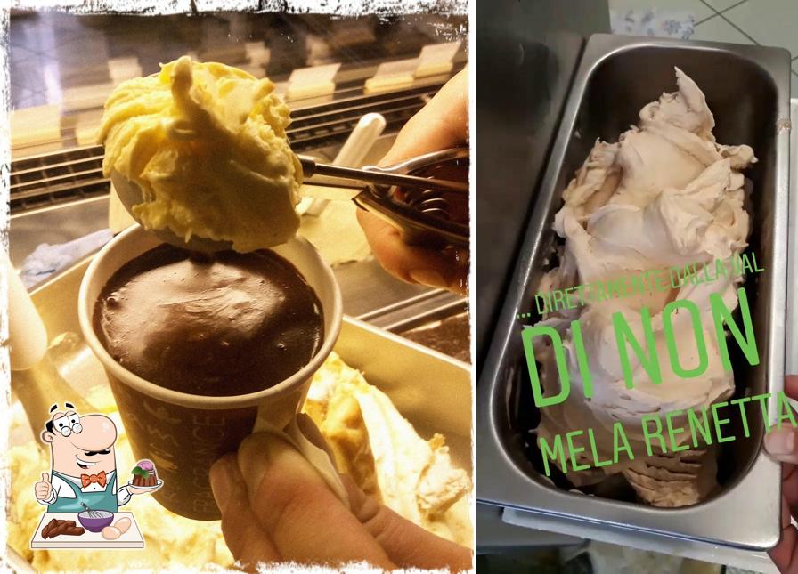 Gelateria Il Riccio bietet eine Auswahl von Süßspeisen