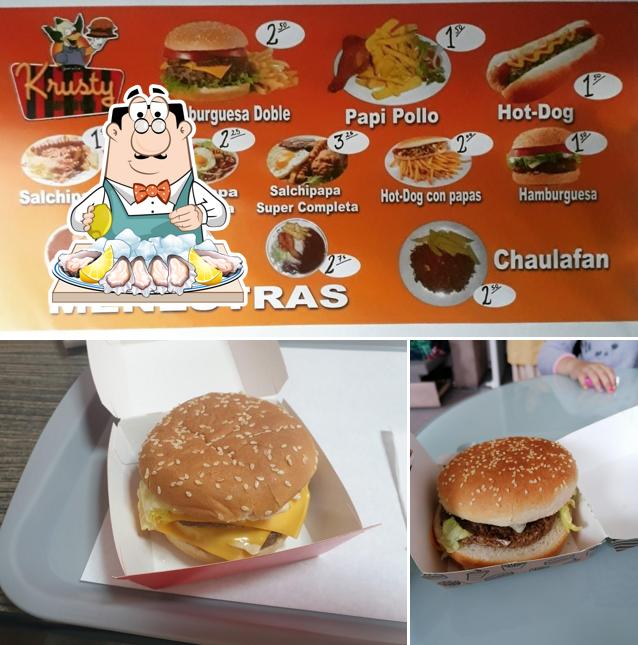 Huîtres à Krusty Burger