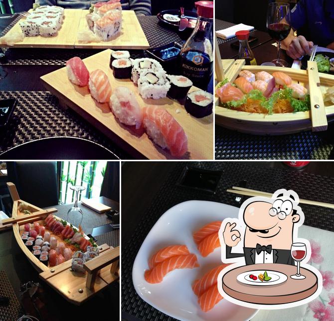 Еда в "Nagoya Sushi"