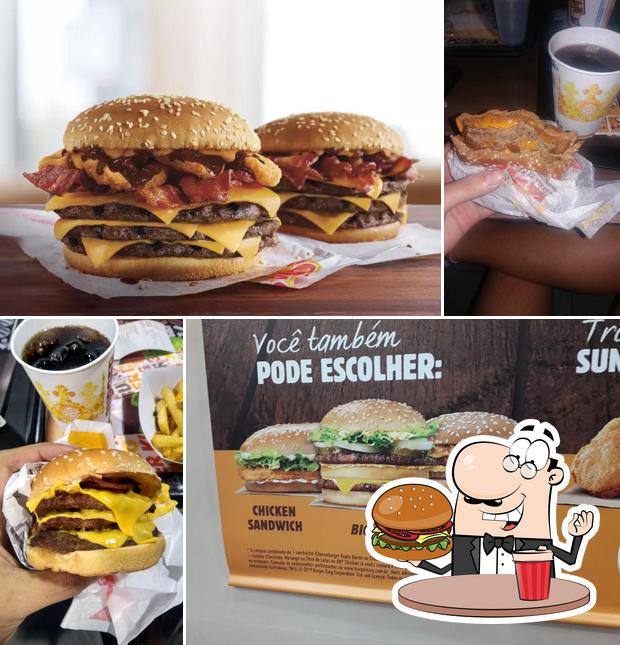 Consiga um hambúrguer no Burger King Drive Thru