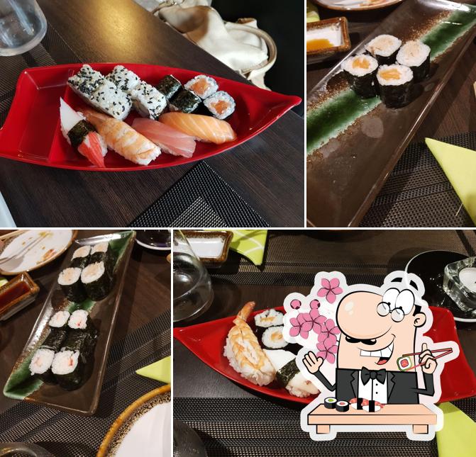 Scegli le varie opzioni di sushi