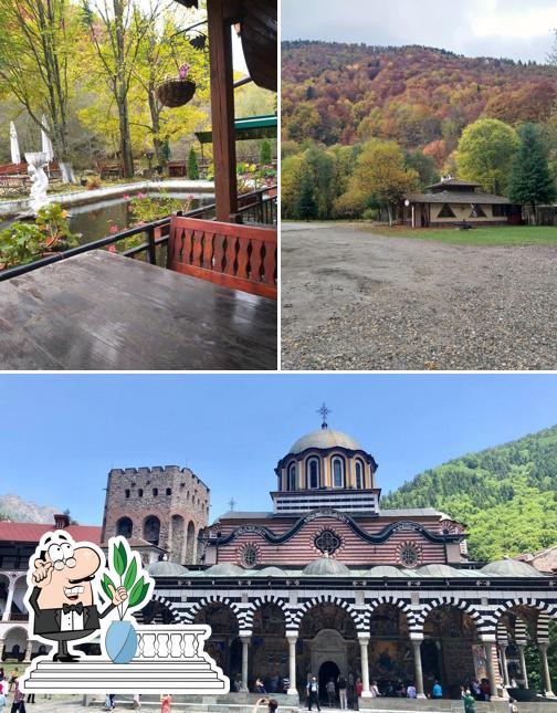 Jetez un coup d’œil à quoi ressemble Restaurant Rila Monastery Neven à l'extérieur