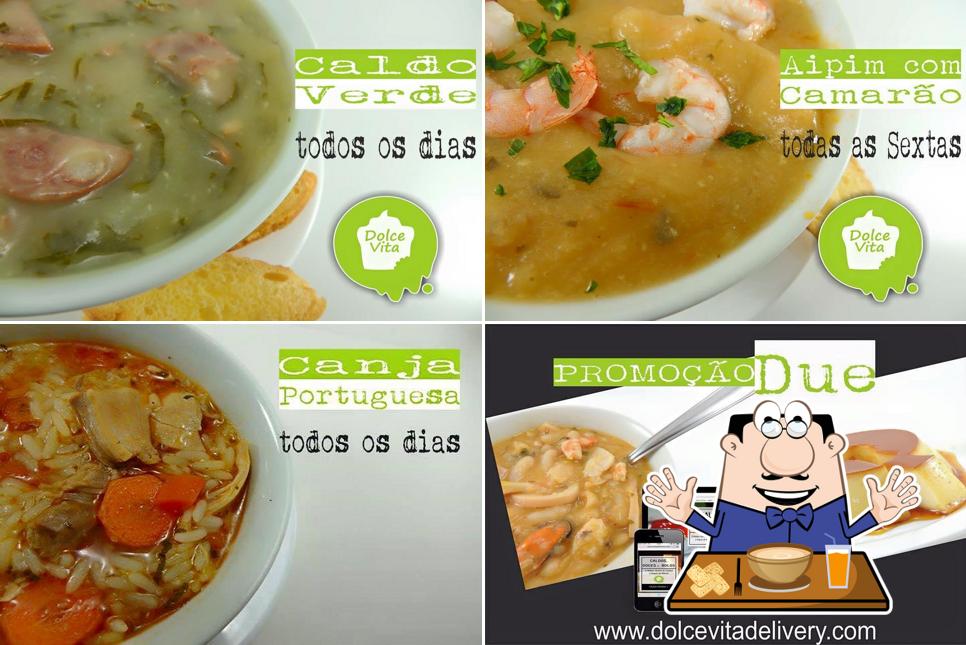 Sopa de moluscos em Dolce Vita Caldos & Cia