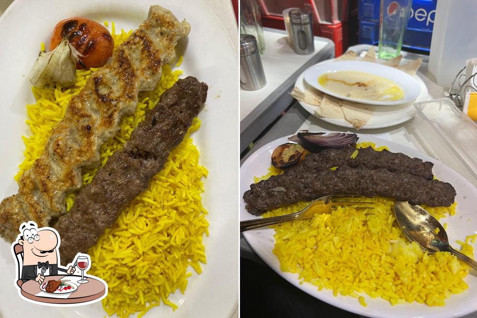 Nahid's Shawarma serves meat meals