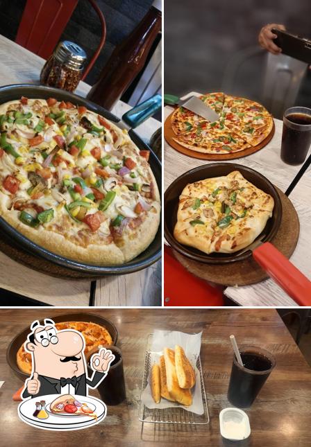 Try out pizza at Pizza Hut