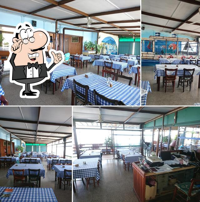 Посмотрите на внутренний интерьер "Kyrenia Fish Tavern"