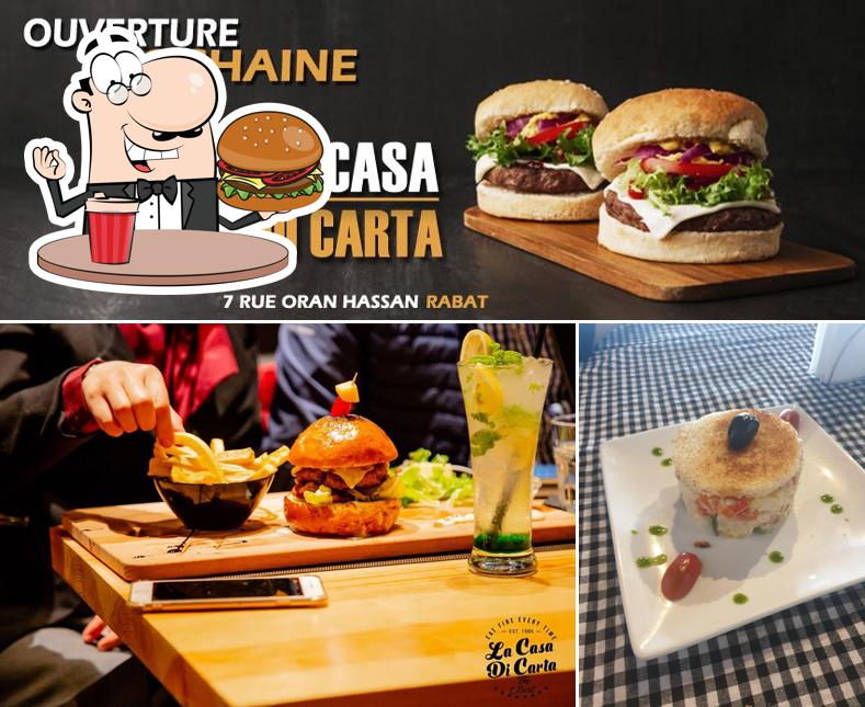 Essayez un hamburger à La Casa Di Carta