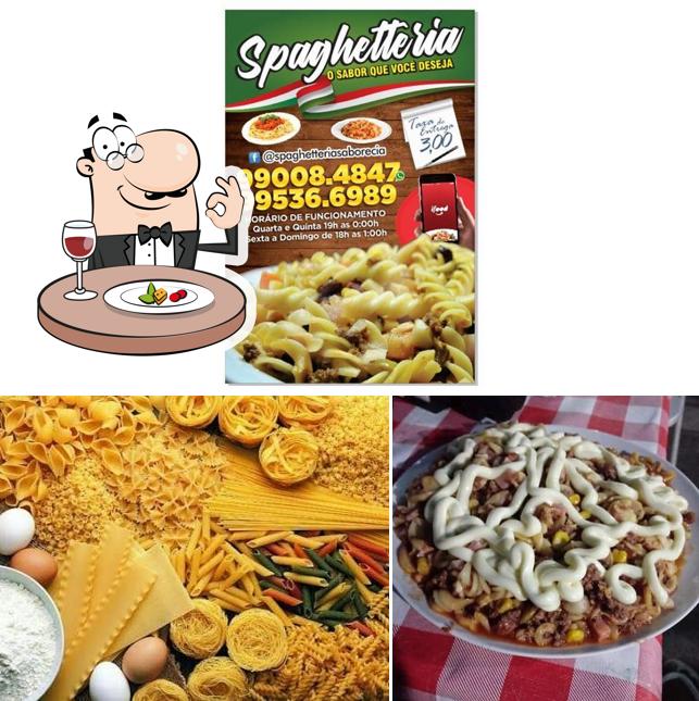 Comida em Spaghetteria Sabor e Cia