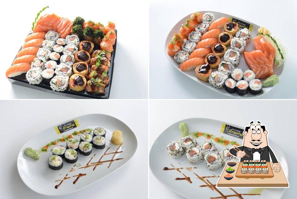 Experimente diversas opções de sushi