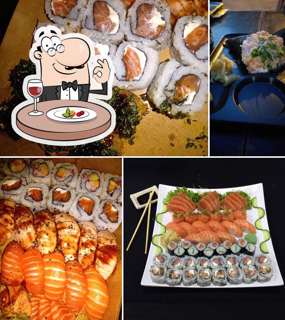 Comida em Tray Sushi