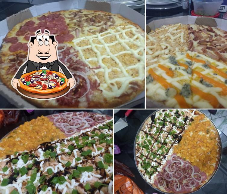 Escolha pizza no Casa das Esfihas