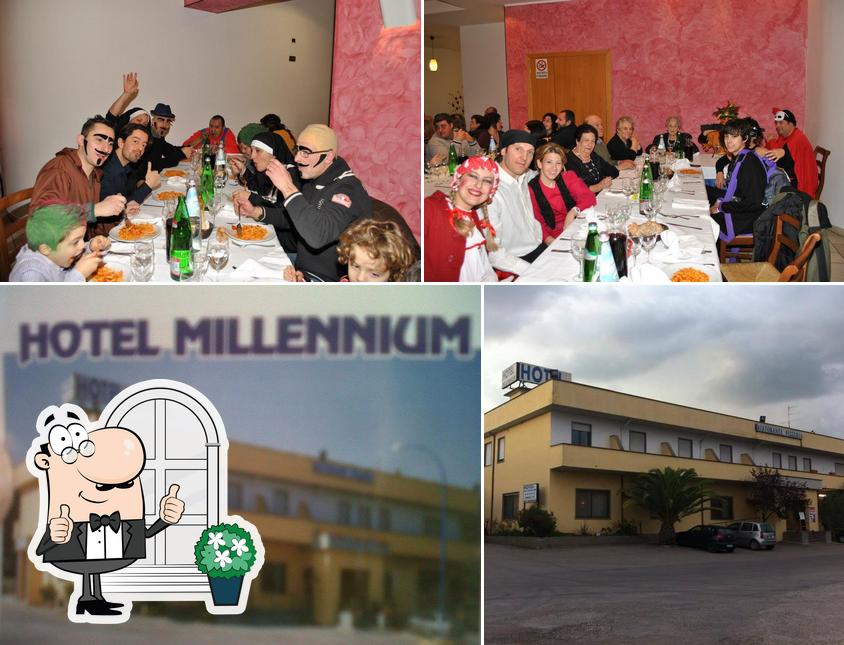 Tra le varie cose da Albergo Hotel Millenium si possono trovare la esterno e interni