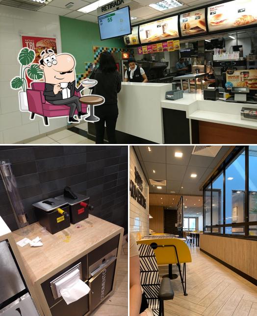 O interior do McDonald's