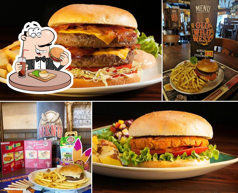 Try out a burger at Old Wild West