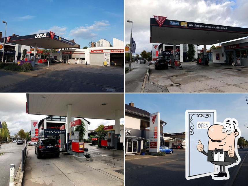 Here's a pic of Shell Tankstelle
